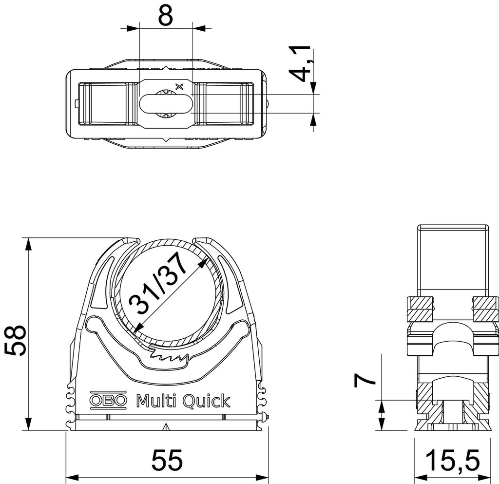 CLEMA M-QUICK 32 M4 31-37 2153157