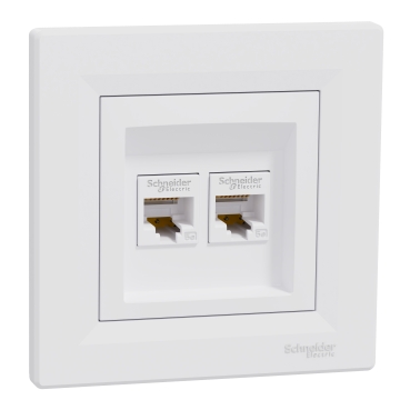 ASFORA PRIZA INTERNET DUBLA UTP CAT5 EPH4400121