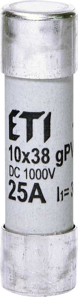 CH SIGURANTA FUZIBILA_ULTRARAPIDA 10x38 25A 1000V 002625139