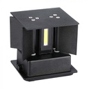 CIL ARH APLICA 4000K 5W 700 lm PATRATA NEAGRA 2-WAY IP65 VT