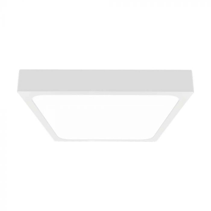 CIL PLAFONIERA SENZOR IP44 4000K 18W 1800 lm PATRATA D:225x225x60mm ALBA