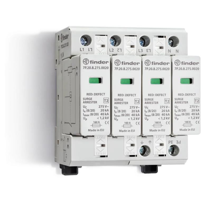 FIN DESCARCATOR 4P 20KA TIP 2 7P2582750020