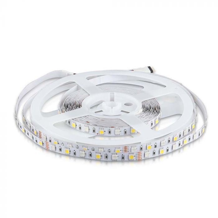 LED BANDA 12V IP20 RGB+6400K 8W 357 lm/m (5ml/rola)