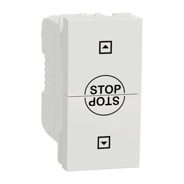 NEW UNICA 1M INTRERUPATOR JALUZELE 10A ALB NU310818SC