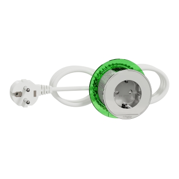 NEW UNICA SYSTEM XS PRIZA BLAT 2P+E 16A ALBA INS44000