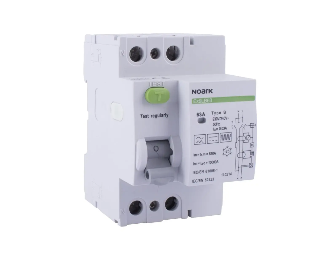 NOARK VIGI 1P+N 25A B 10kA 30mA Tip AC 110212