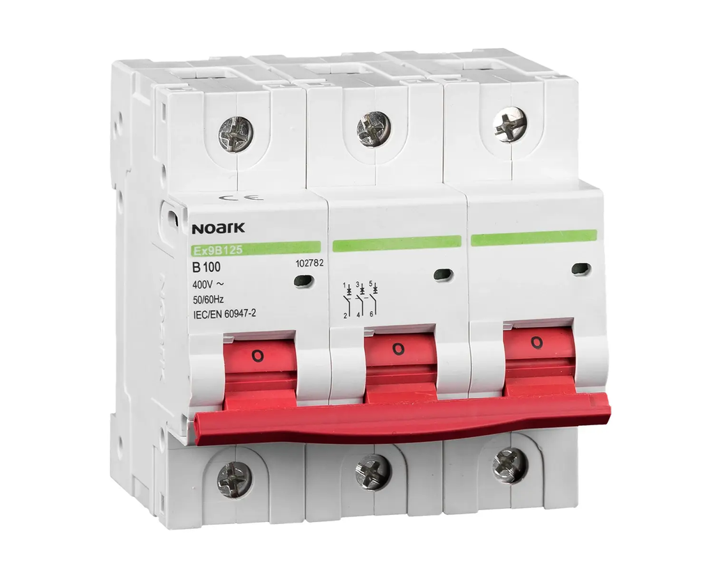 NOARK 3P 100A C 20kA Ex9B125 102792