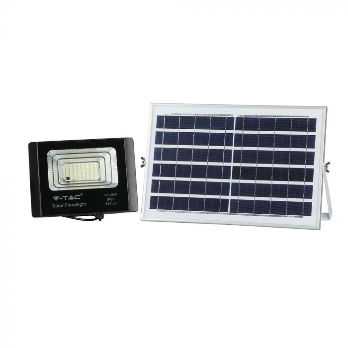 PROIECTOR CU LED SI PANOU SOLAR 12W 6000K 550 lm IP65
