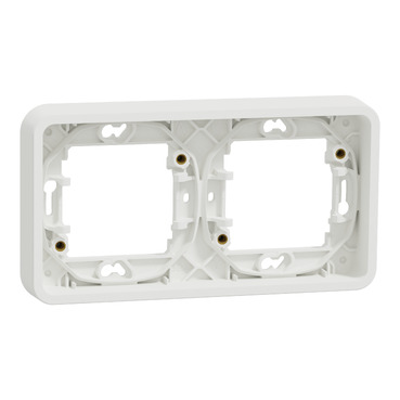 SCH MUREVA SUPORT FIX 2P ORIZONTAL MULTI ALB MUR39101