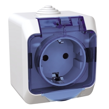 SCHC PRIZA SIMPLA CU CAPAC PT IP44 WDE000543