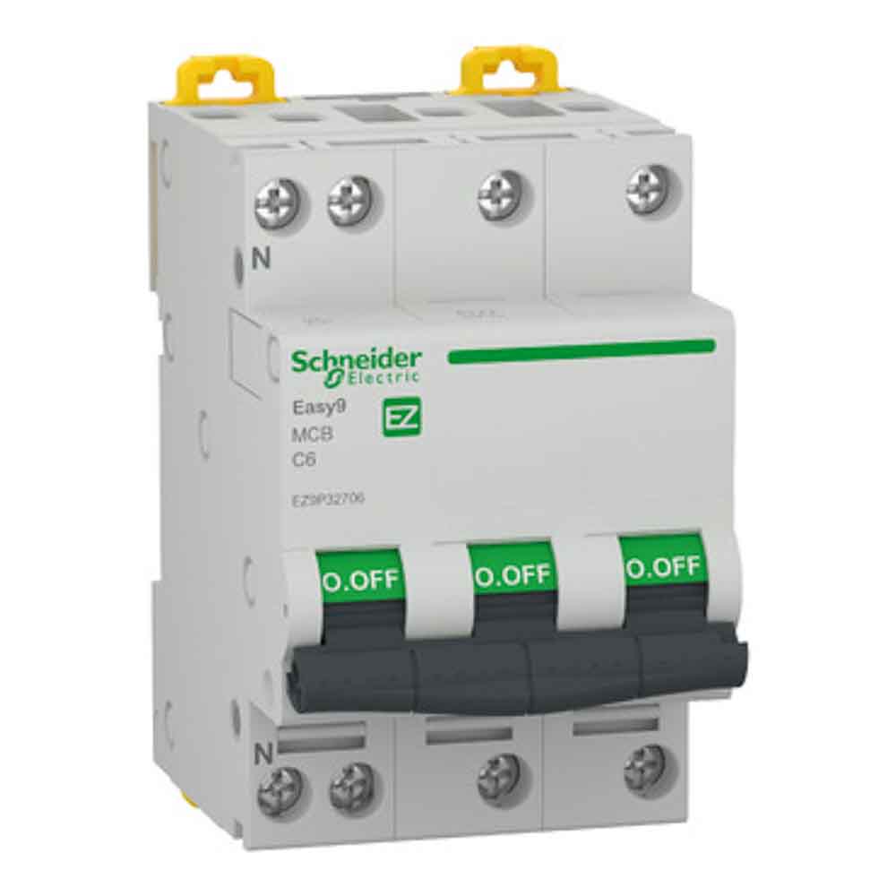 SCHE 3P+N 6A C 4.5kA Easy9 EZ9P32706