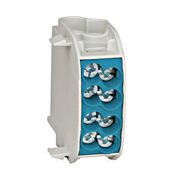 SCHRACK CLEMA DERIVATIE CU-AL 25mm 1P IZOLATA ALBASTRA IKA26120