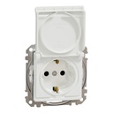 SEDNA DESIGN PRIZA 2P+E IP44 OBT+CAPAC ALB SDD211023