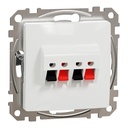 SEDNA DESIGN PRIZA BOXE DUBLA ALB SDD111411