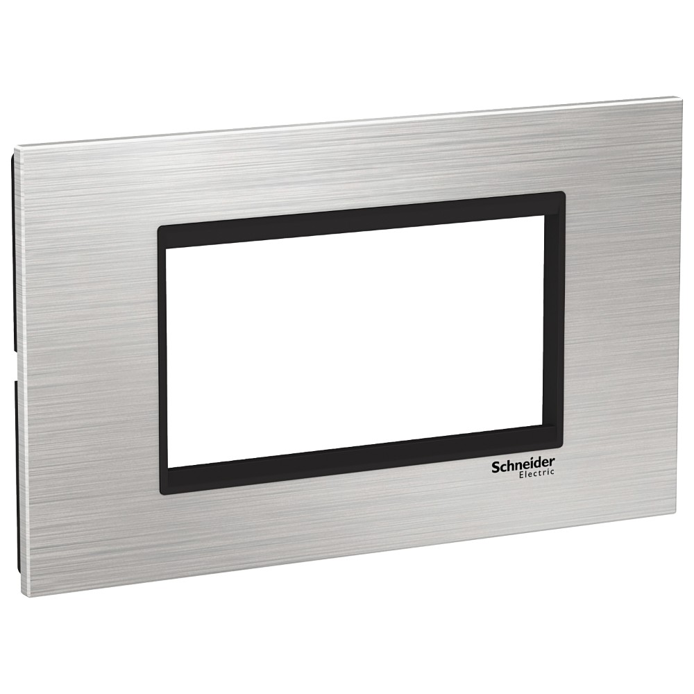 STYL PLACA INOX 4M ARGINTIU/NEGRU LMR7664031