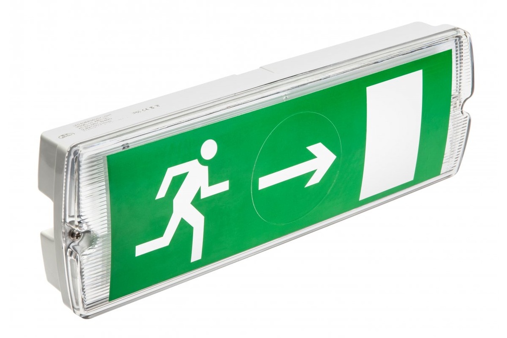 CIL URGENTA LED 3W IP65 1H PERM SHR1