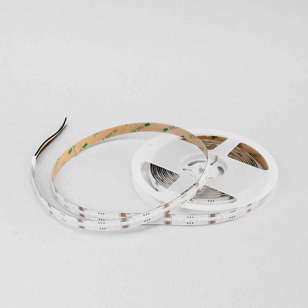 FT LED STRIP 24VDC COB 24W/M RGB+3000K+6000K 840LED/M IP65 12MM 5M 5ANI