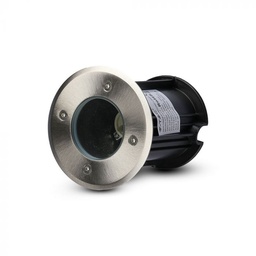 [7515 VT-7677] CIL ARH SPOT PARDOSEALA ROTUND 1xGU10 D:110x110x120mm IP65 INOX VT