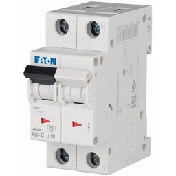 [164927] EATON 1P+N 25A C 6kA PL6-C25/1N