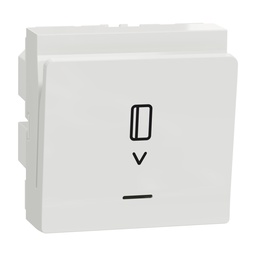 [NU354018] NEW UNICA 2M INTRERUPATOR CARTELA TEMPORIZARE 8A ALB NU354018