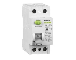[108316] NOARK INTR DIF. 2P 63A 6kA 30mA Tip AC Ex9L-N 108316