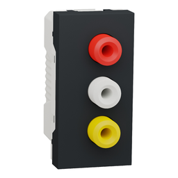 [NU343154] NU ANTRACIT 1M PRIZA TRIPLA RCA NU343154