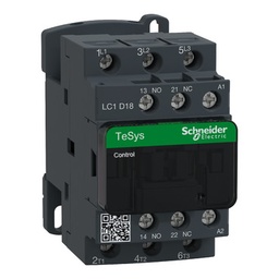 [LC1D18P5] SCH CONTACTOR 18A 220Vca 7.5KW LC1D18P5