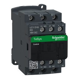 [LC1D18ED] SCH CONTACTOR 18A 48Vcc LC1D18ED