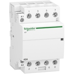 [A9C20844] SCH CONTACTOR 40A 4P 220V A9C20844 4ND