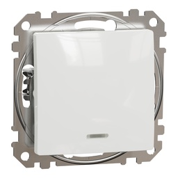 [SDD111111L] SEDNA DESIGN INTRERUPATOR CU LED SONERIE 10A ALB SDD111111L