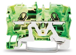 [2004-1207] WAGO CLEMA TOPJOB  INTRARE VERTICALA VERDE 1ln/10out 0,5-4mm2
