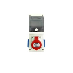 [633.RO0023] SCAME ORGANIZARE SANTIER 2 x SCHUKO + 32A 5P (SIG.4P 32A + 1P 16A) 633.RO0023