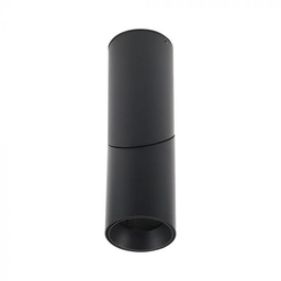 [8947 VT-804] CIL SPOT APLICAT 1xGU10 ROTUNDA DxH:59.5x197mm NEAGRA VT