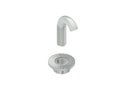[GRSM6V] NIEDAX SURUB CU CARLIG M6 CU PIULITA CU FLANSA DINTATA FI-17MM GRSM6V