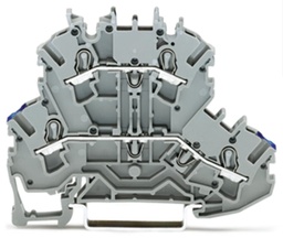 [2002-2202] WAGO CLEMA CONEXIUNE 2 ETAJE 2.5MM GRI 2002-2202