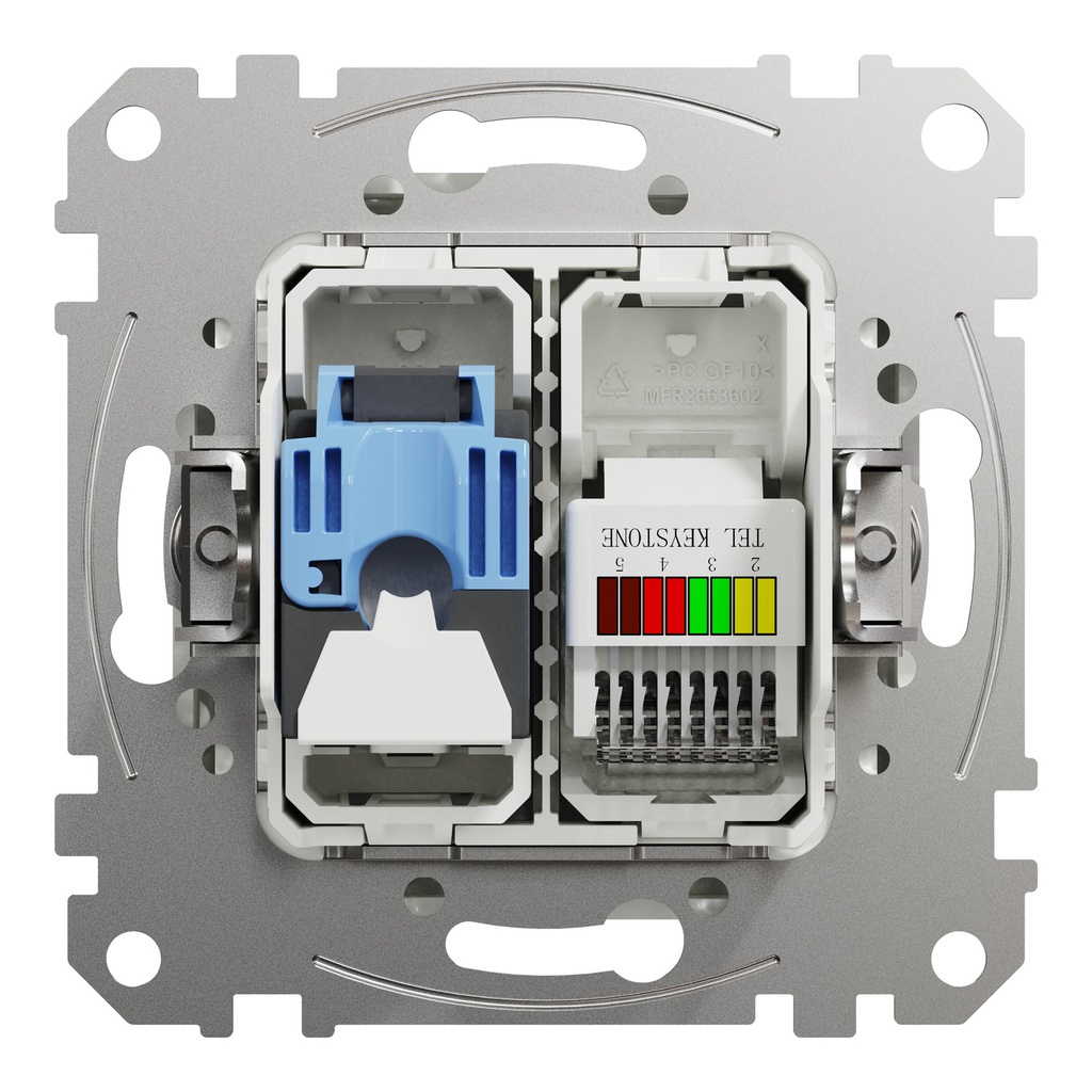 SEDNA DESIGN ALB PRIZA RJ11-R0J45 CAT6 UTP  SDD111468