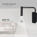 CIL INTERIOR APLICA LED 3000K 3W 180 lm INTR. SI USB PORT D:120x120x45mm NEAGRA VT