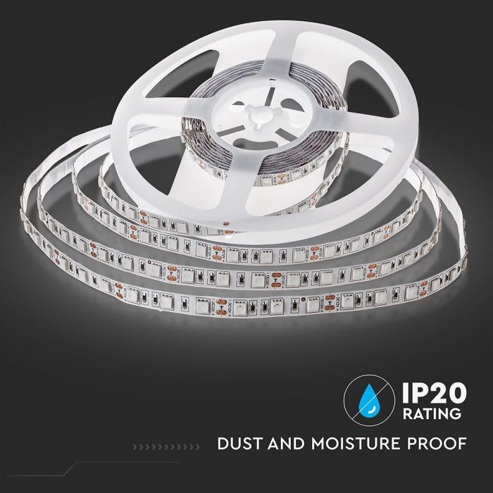 LED BANDA 12V IP20 6000K 9.6W 1000 lm/m (5ml/rola)