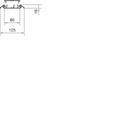 HAGER CANAL PARDOSEALA ALUMINIU 125x18 AKA181250ELN