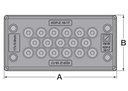PLACA TRECERE 30 CABLURI D 3-12 mm | IP65, rezistenta UV