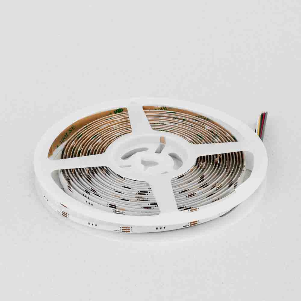 FT LED STRIP 24VDC COB 24W/M RGB+3000K+6000K 840LED/M IP65 12MM 5M 5ANI