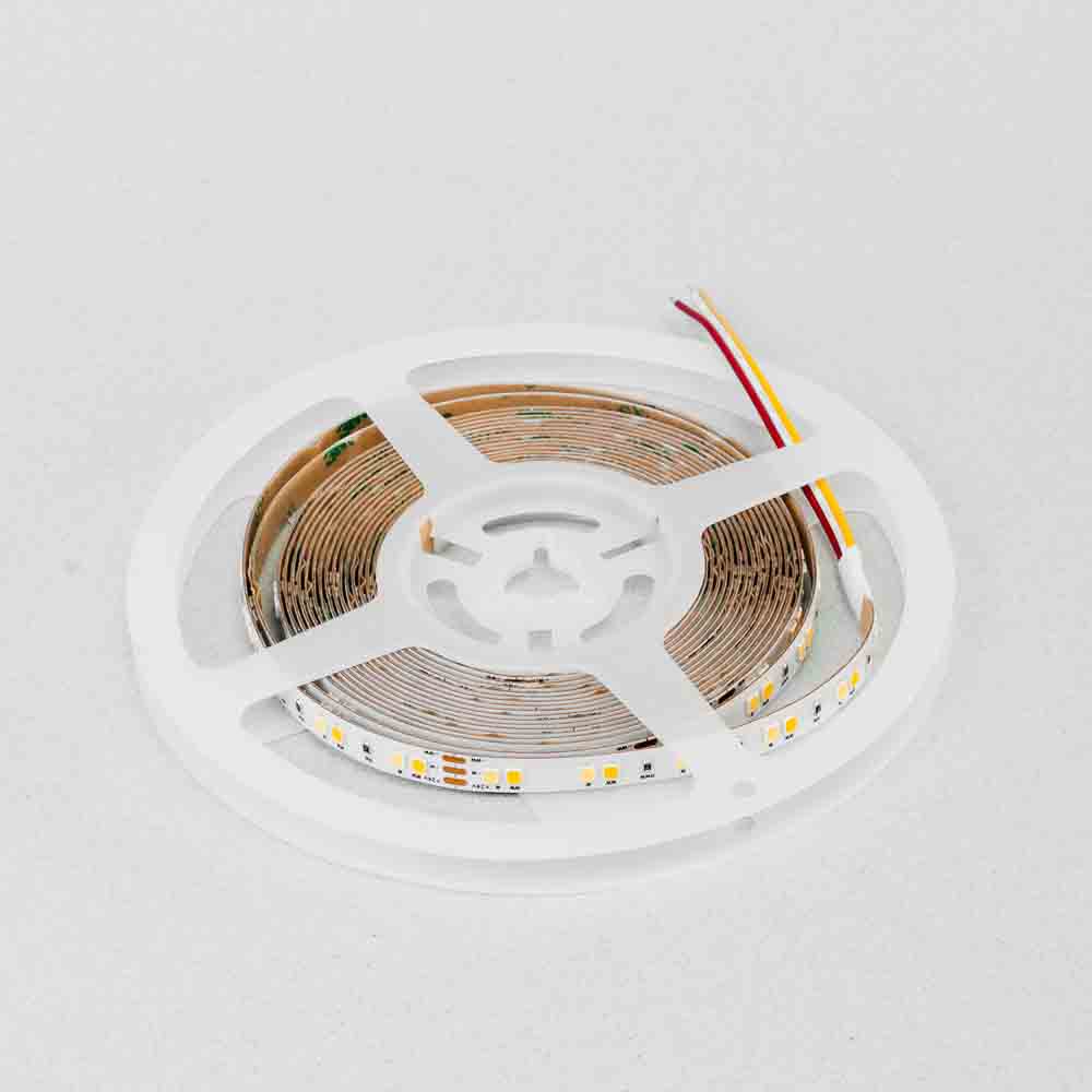 FT LED STRIP 24VDC SMD2835 10W+10W/M 2700K-6500K 70+70LED/M IP65 8MM 5M 5ANI