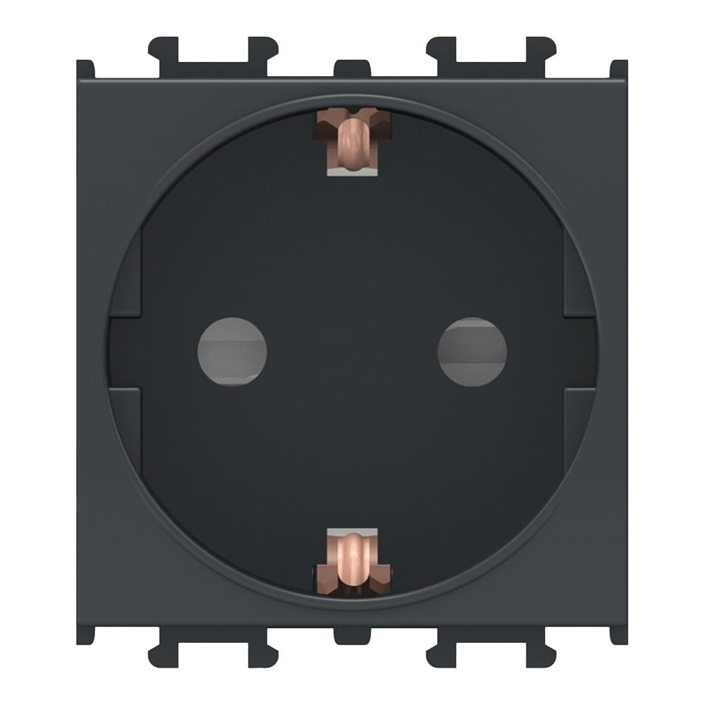 STYL NEGRU 2M PRIZA 2P+E, OBTURATOARE LMR5210003