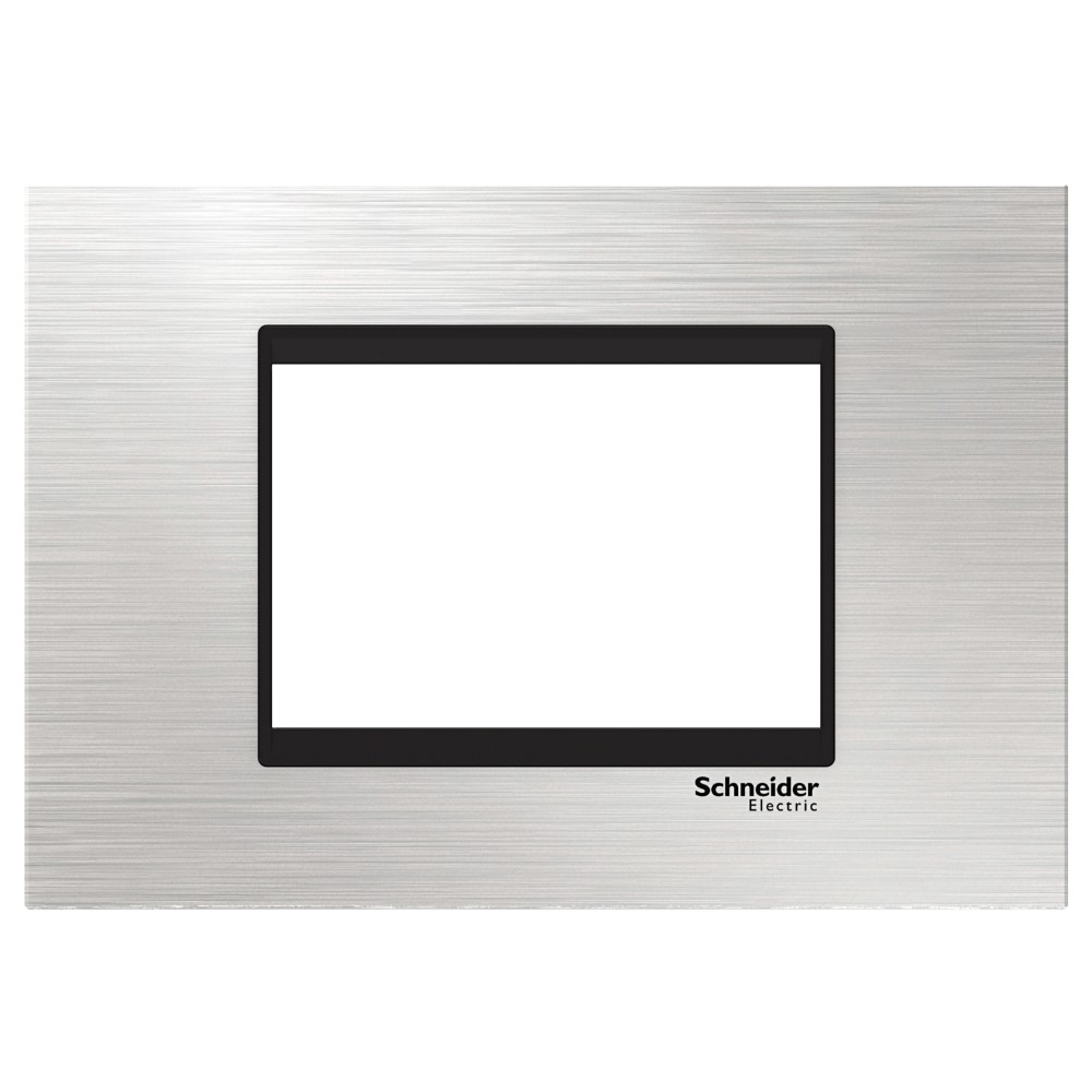 STYL PLACA INOX 3M ARGINTIU/NEGRU LMR7663035