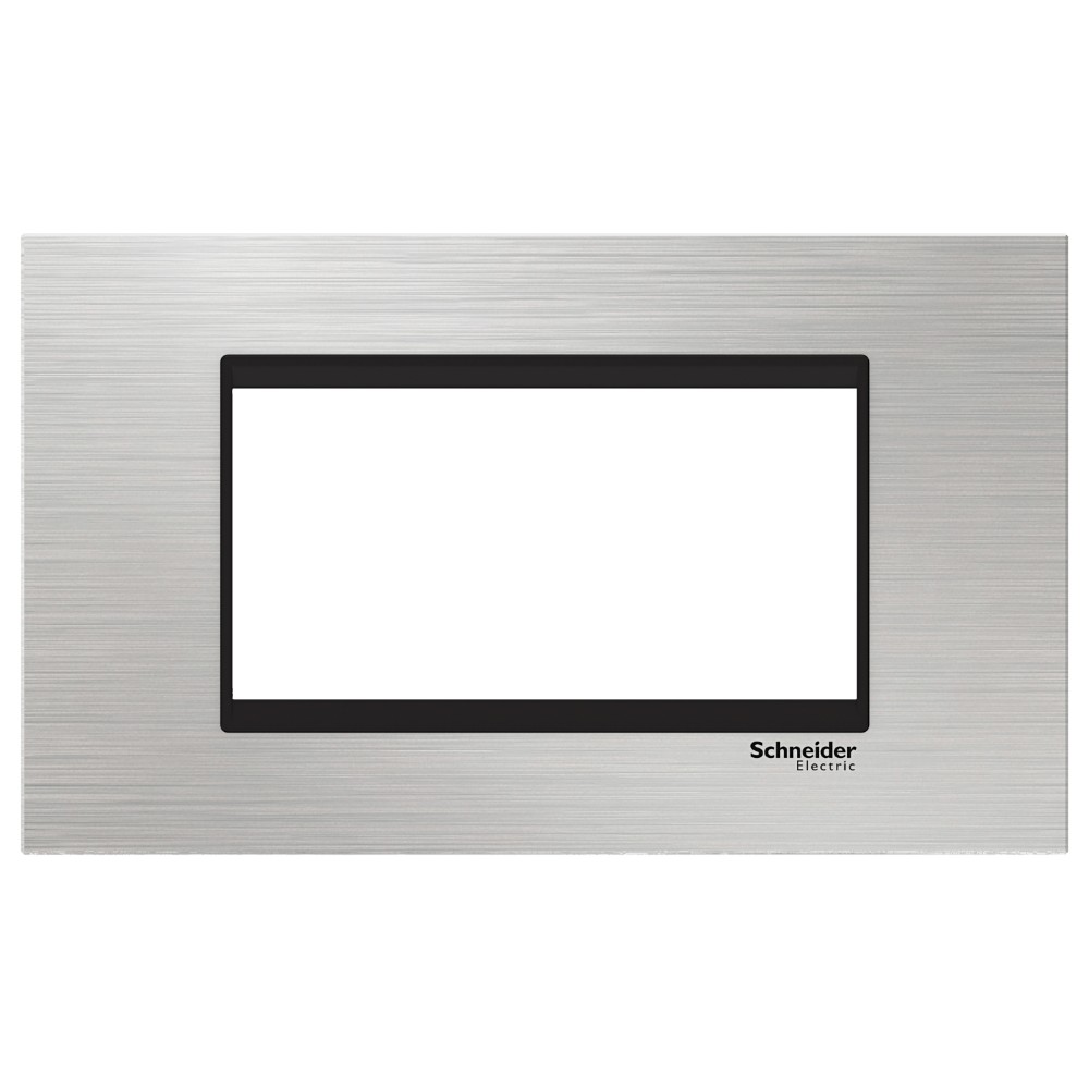 STYL PLACA INOX 4M ARGINTIU/NEGRU LMR7664031