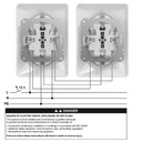 SEDNA DESIGN ALUMINIU PRIZA DUBLA 2P+E OBT SDD313221