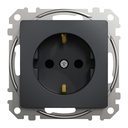 SEDNA DESIGN ANTRACIT PRIZA 2P+E CU OBT SDD114021