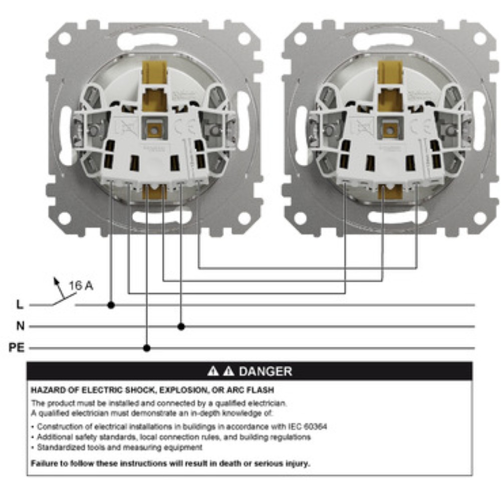 SEDNA DESIGN BEJ PRIZA 2P+E CU OBTURATOARE SDD112021