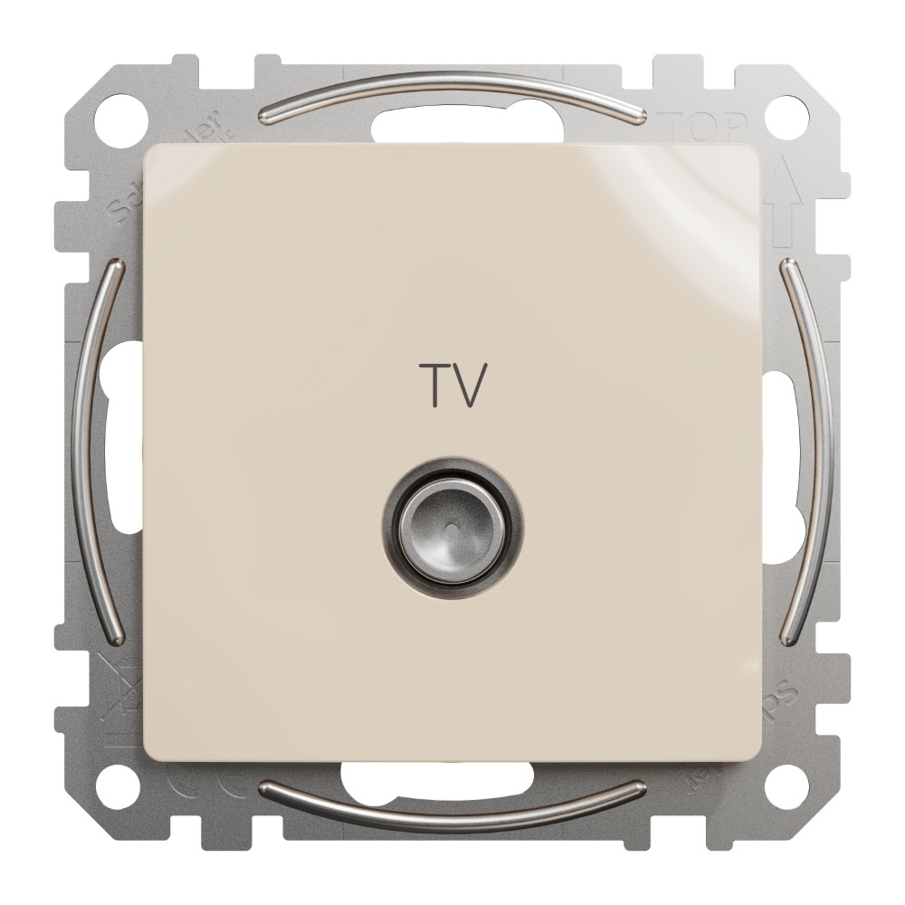SEDNA DESIGN BEJ PRIZA TV INTERMEDIARA 7DB SDD112474