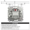 SEDNA DESIGN COMUTATOR 10AX LED ALB SDD111105L